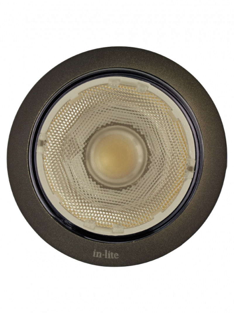 in-lite® BIG FLUX NARROW mit Ring Pearl Grey  von oben